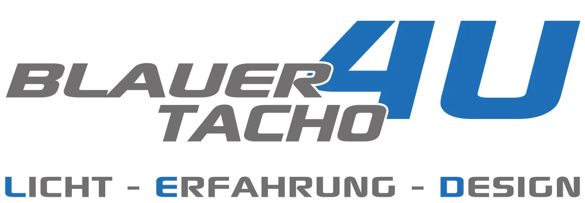 BlauerTacho4u - Dein LED Premiumanbieter-Logo