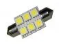 Preview: 36mm LED Soffitte 6 SMD 5050 3Chip C5W Hightech