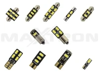 Preview: MaXtron® 4xSMD 5730 CAN-Bus LED Rund 200LM Ba9s T4W Metallsockel 12 Volt