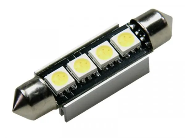 42mm 4 SMD LED-Soffitte C10W Can-Bus CheckControl