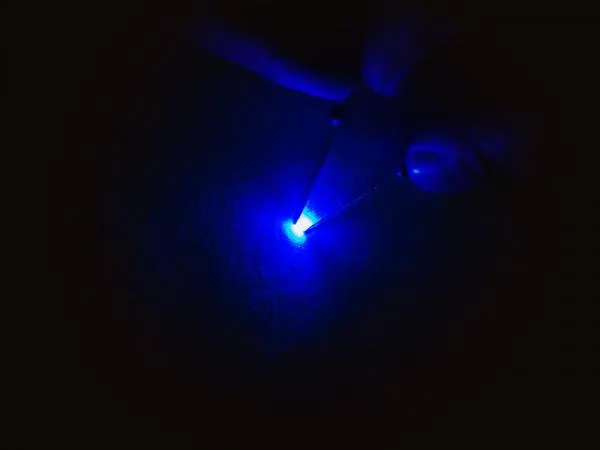 10x SMD LEDs 0603 in Blau 180 mcd