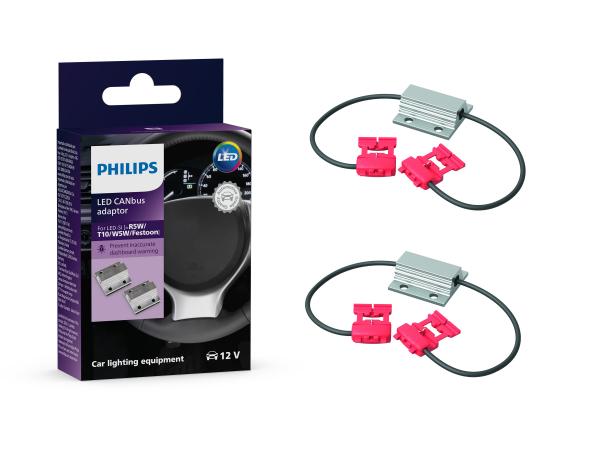 Philips CAN-​Bus W5W T10 LED Adapter für Ultinon Pro6000 W5W LED - 12956X2