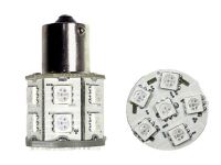 -- Ba15s 21W / P21W - 18 Superhelle 3Chip 5050 SMD LEDs -- Klick for further information
