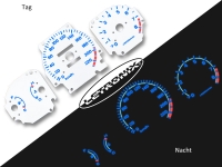 Plasma Tacho Tachoscheiben Honda Civic 92-95  0-220Km/h -- Honda Civic 96-00 0-220 Km/h 8000 rpm -- F&uuml;r weitere Informationen anklicken