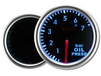 Motor Meter Zusatzinstrument Drehzahlmesser Blaue LEDs -- Motor Meter Zusatzinstrument Oeldruck -- F&uuml;r weitere Informationen anklicken