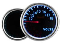 Motor Meter Zusatzinstrument Drehzahlmesser Blaue LEDs -- Motor Meter Zusatzinstrument Voltmeter Spannung -- F&uuml;r weitere Informationen anklicken