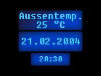 Blaue MID/TID Opel Astra G Corsa C Zafira A Kein L�ten -- Umbauset Opel Vectra B, Omega B in Rot, Blau, Gruen, Weiss, Gelb erhaeltlich. -- F&uuml;r weitere Informationen anklicken