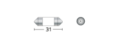 31mm LED Soffitte