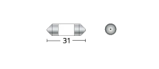 31mm LED-Soffitte