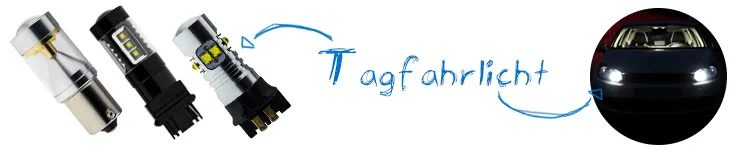 LEDs zum nachrüsten für das Tagfahrlicht LEDs zum nachrüsten für das Tagfahrlicht