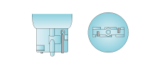 Glassockel W21W 7440