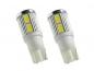 Preview: 2x 10 SMD 5630 LED Leuchtmittel W5W T10 Weiß 6000K