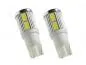 Preview: 2x 10 SMD 5630 LED Leuchtmittel W5W T10 Weiß 6000K