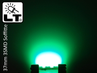Preview: 37mm 3 SMD 3Chip PLCC6 C5W LED Soffitte mit Plexiglas