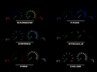 Preview: WiFi RGB LED Umbauset Tachobeleuchtung für Opel Astra G Zafira A
