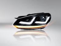 Preview: LEDriving® XENARC® Golf 6 VI BLACK EDITION Xenon Scheinwerfer LEDHL102-BK