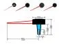 Preview: 50mm LETRONIX Tachonadel Tachozeiger Tacho Zeiger Nadel in Rot Design 6