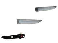 Preview: LED Seitenblinker Blinker Klar Silber Module für BMW 7er E67 2001-2008