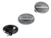 Preview: LED Seitenblinker Blinker Klar Silber für Mini Cooper R56 Kombi 2006-2014