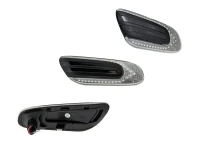 Preview: LED Seitenblinker Blinker Klar Silber für Mini Cooper F56 3-Türer 2014-2018