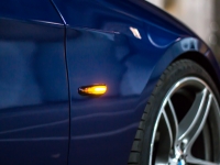 Für BMW E46 LED M Seitenblinker Chrom Klarglas Blinker Limousine Coupe Touring