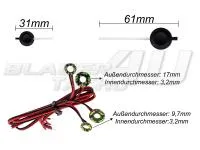 Preview: 1x SMD LED Nachrüstsatz weiß beleuchtete Zeiger + 4x Tachonadeln