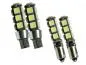 Preview: 2x 13 SMD 5050 3 Chip LED Standlichter Weiß 6000K Can-Bus