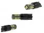 Preview: 1x 18 SMD 4104 LED Leuchtmittel 360° W5W T10 Glassockel Weiß 250LM