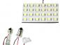 Preview: 24 SMD 3Chip LED Innenraum Modul Platine mit Kombianschluss