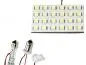 Preview: 24 SMD 3Chip LED Innenraum Modul Platine mit Kombianschluss