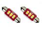 Preview: LED Kennzeichenbeleuchtung 2x C5W 36mm 3x5630 LED Soffitte weiß CAN-Bus