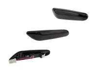 Preview: LED Seitenblinker Blinker Chrome Silber Design für BMW 1er E88 2004-2013