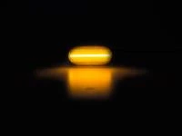 Preview: LED Seitenblinker Blinker Klar Silber Module für Nissan Qashqai Typ J10 2006-2013