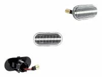 Preview: LED Seitenblinker Blinker Klar Silber Module Renault Megane I 1995-2003