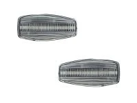 Preview: LED Seitenblinker Blinker Klar Silber Module für Hyundai Terracan 2001-2006