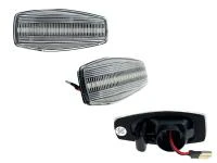 Preview: LED Seitenblinker Blinker Klar Silber Module für Hyundai Terracan 2001-2006