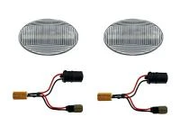 Preview: LED Seitenblinker Blinker Klar Silber Module für Opel Corsa C 2000-2006