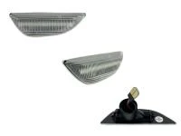 Preview: LED Seitenblinker Blinker Klar Silber Module für Opel Mokka 2012-2016