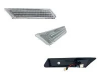 Preview: LED Seitenblinker Blinker Klar Silber Module für Porsche Boxster Typ 987 2005-2012