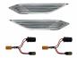 Preview: LED Seitenblinker Blinker Klar Silber Module für Porsche Cayenne Typ 92A 2010-2014