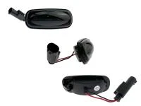 Preview: LED Seitenblinker Blinker Smoke Schwarz für Land Rover Defender 1983-2016