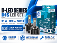 Preview: LETRONIX D1S LED Retrofit Xenon auf LED 6000K 8400lm CAN-Bus Plug & Play - LZXD1S