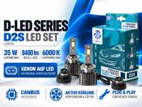Preview: LETRONIX D2S LED Retrofit Xenon auf LED 6000K 8400lm CAN-Bus Plug & Play - LZXD2S