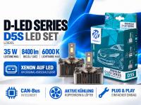 Preview: LETRONIX D5S LED Retrofit Xenon auf LED 6000K 8400lm CAN-Bus Plug & Play - LZXD5S