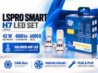 Preview: LETRONIX H7 LED Retrofit 6000K 4600lm CAN-Bus Fernlicht / Abblendlicht - LSPROS7