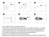 Preview: LETRONIX LED Ambientebeleuchtung für Armaturenbrett + 4 Türen in Orange für BMW