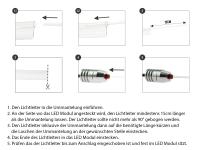 Mobile Preview: LETRONIX RGB LED Ambientebeleuchtung *Wired Serie* 4er Set 6 Meter mit App