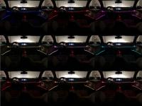 Preview: LETRONIX RGB LED Ambientebeleuchtung *Wired Serie* 6er Set 8 Meter mit App