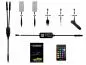 Preview: LETRONIX RGB LED Fußraumbeleuchtung Module 2er Set mit Bluetooth App Steuerung