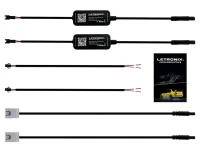 Preview: LETRONIX RGB LED Griffmulde Türgriffbeleuchtung 2er Set für LED Ambientebeleuchtung
